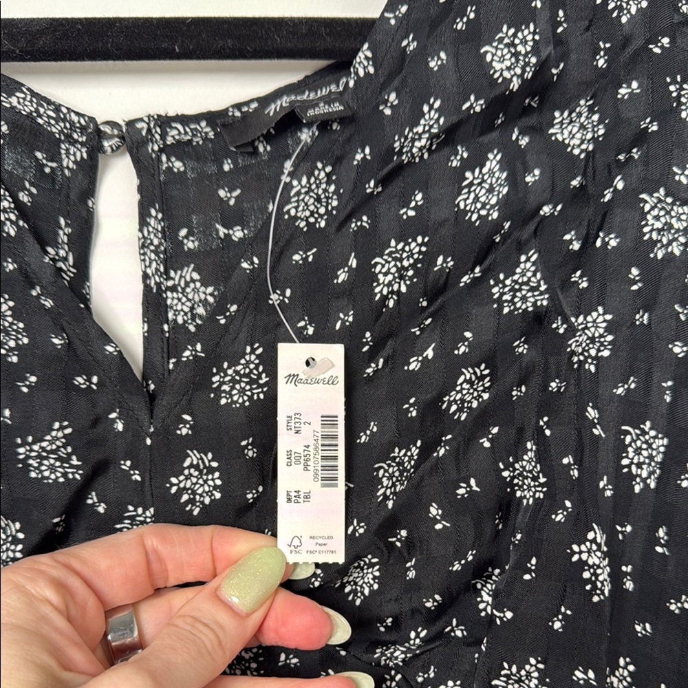 Madewell Ruched Midi Dress - Picture 6 of 9